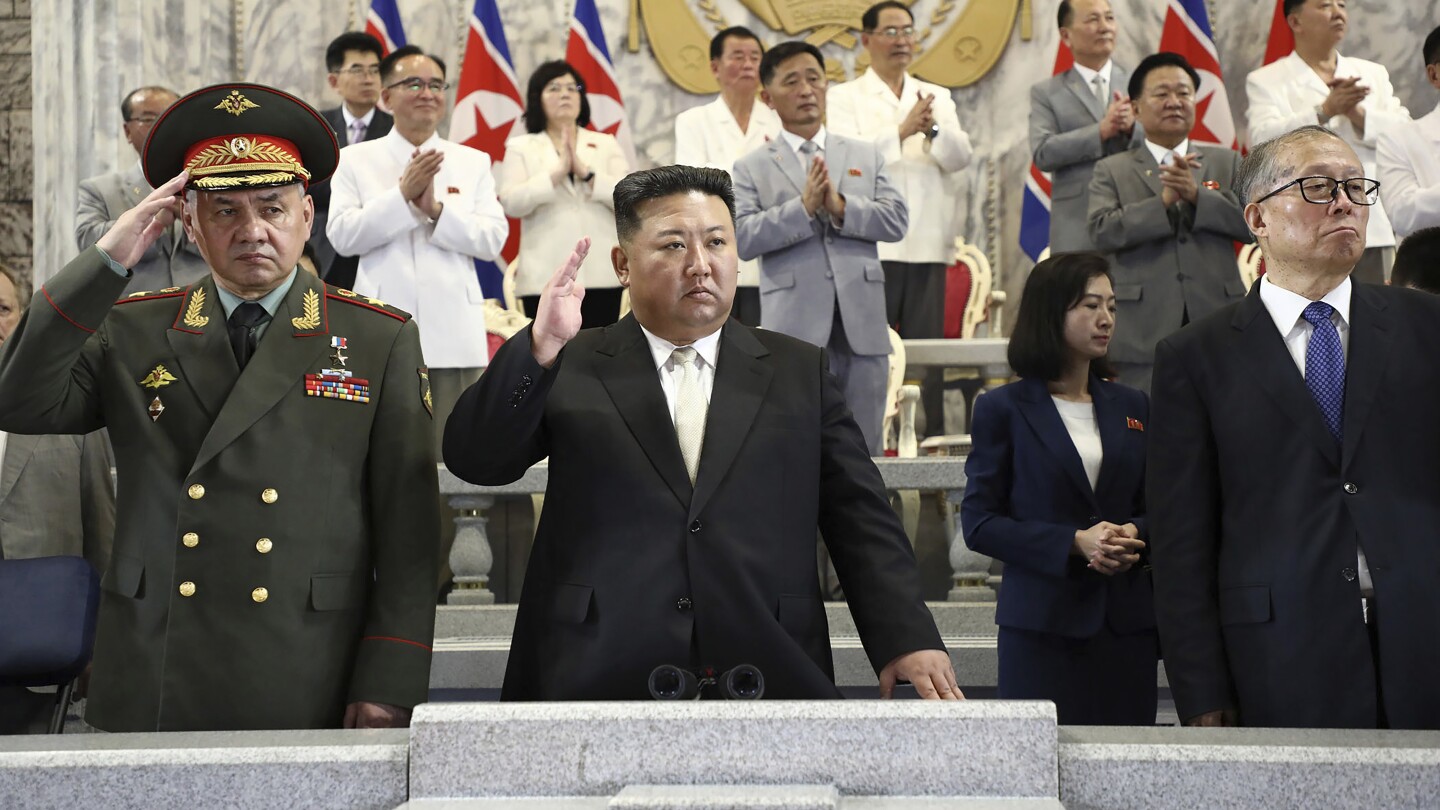 Kim Jong Un’s Nuclear Show of Defiance Powerful Missiles Unveiled at